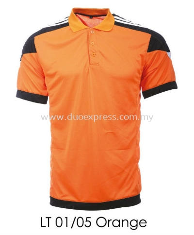 LT 01 05 Orange Collar T Shirt