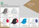 Cap CP-19 Topi Baseball Baju Uniform Ready Made Promosi