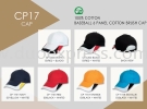 Cap CP-17 Topi Baseball Baju Uniform Ready Made Promosi