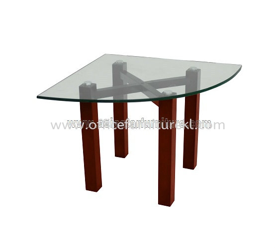 JONNE TRIANGLE MEJA KOPI SEGI TIGA KACA  - Coffee Table Kelana Jaya | Coffee Table Damansara Intan | Coffee Table Taman Desa Keramat