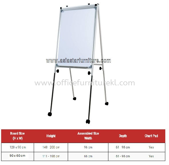 CONFERENCE FLIP CHART WHITEBOARD WHITE FRAME-flip chart whiteboard sunway | flip chart whiteboard subang | flip chart whiteboard shah alam