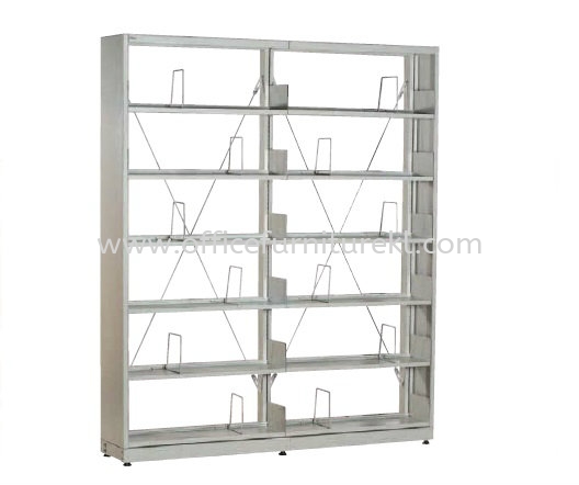 STEEL LIBRARY SHELVING DOUBLE SIDED -  Library Shelving Kota Damansara | Library Shelving Kwasa Damansara | Library Shelving Ulu Kelang