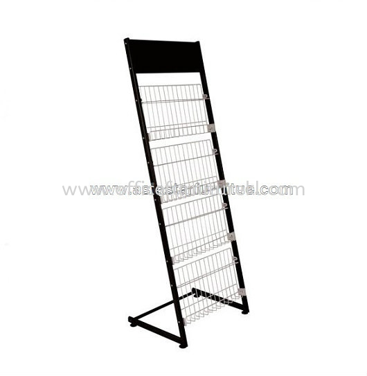 4 TIER WIRE MAGAZINE RACK  - magazine rack sungai buloh | magazine rack tropicana | magazine rack taman tun dr ismail 