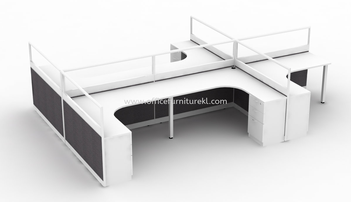 5 PARTITION PEJABAT/STESEN KERJA WORKSTATION - Partition Workstation Balakong | Partition Workstation The Mines | Partition Workstation Plaza Arkadia