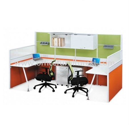 2 PARTITION PEJABAT/STESEN KERJA WORKSTATION - Partition Workstation Plaza Arkadia | Partition Workstation Sungai Besi | Partition Workstation Jalan P.Ramlee