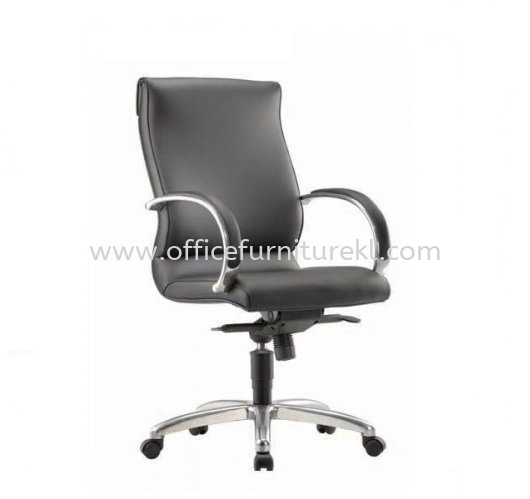 KLAIR MEDIUM BACK EXECUTIVE CHAIR | LEATHER OFFICE CHAIR KAJANG SELANGOR