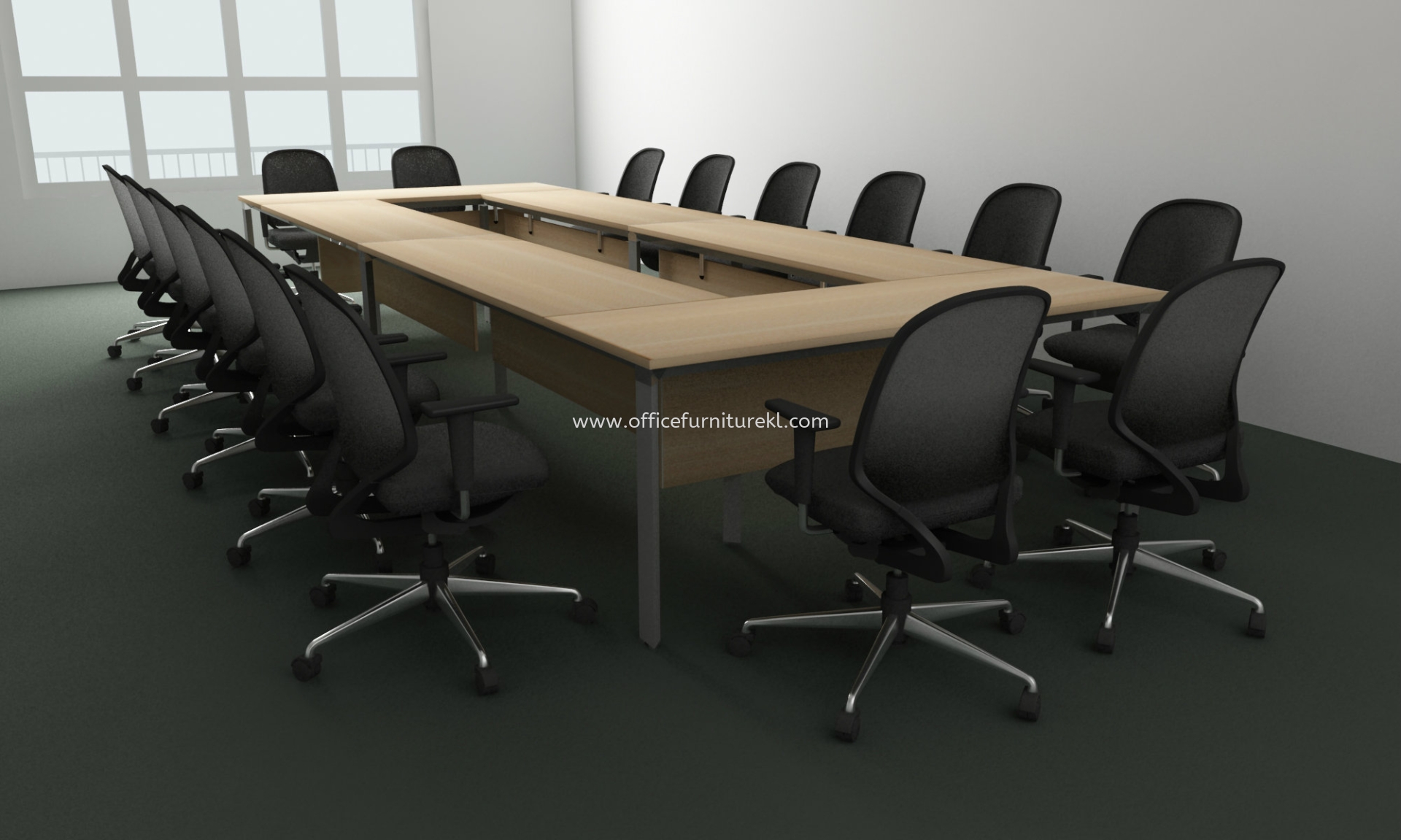 CUSTOMISED CONFERENCE OFFICE TABLE 3- meeting table brickfields | meeting table bangsar village | meeting table au2 setiawangsa