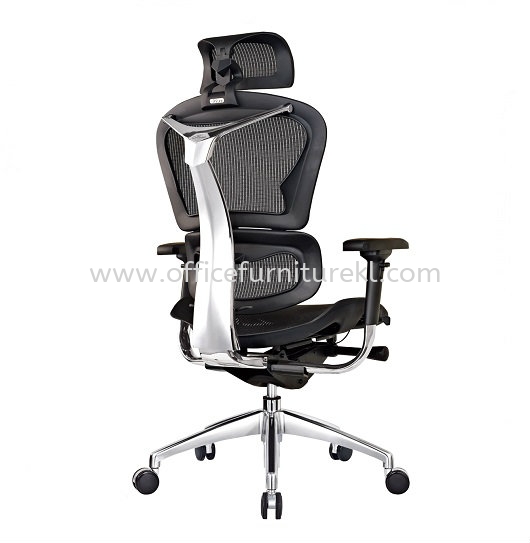 CANTARA HIGH BACK FULLY MESH ERGONOMIC OFFICE CHAIR WITH ALUMINIUM BASE & ADJUSTABLE HANDLE ARK -1