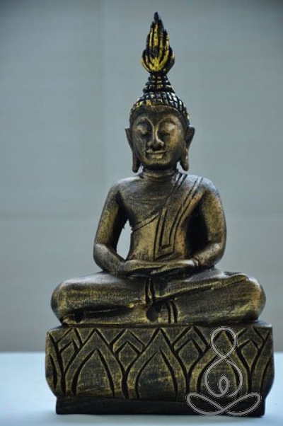 Golden Wooden Buddha