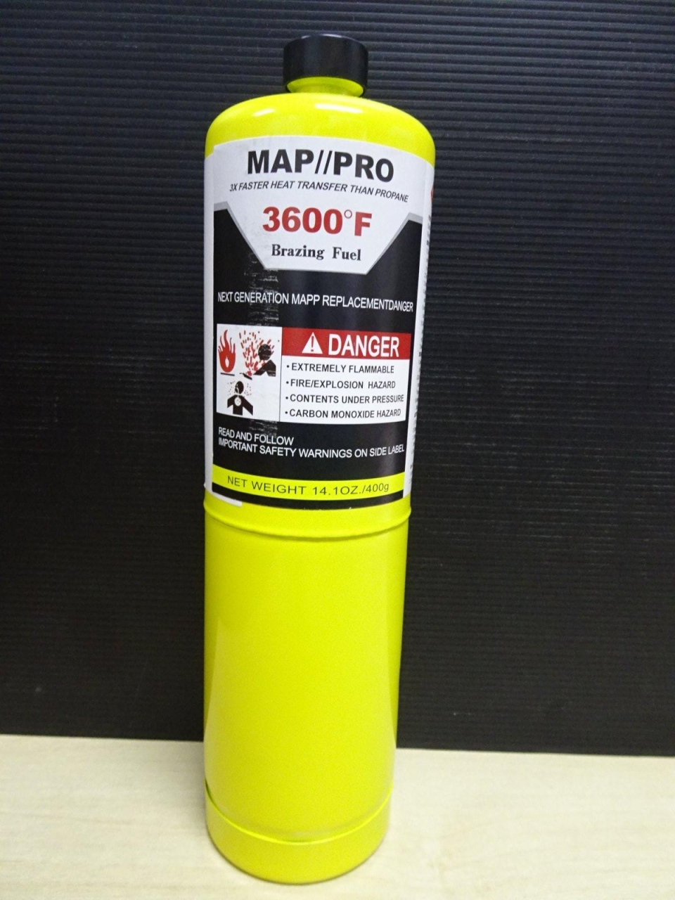 MAP//PRO GAS GTR-79 X NET WEIGHT 14.1OZ./400G 3600 ¡ãF (12-CAN/BOX) - (CHINA)