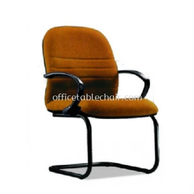 HYDE STANDARD VISITOR FABRIC CHAIR WITH EPOXY BLACK CANTILEVER BASE WITH ARMREST HS4