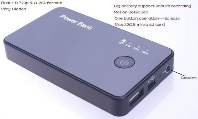 Power Bank Design Camera DVR