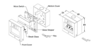 Emergency Door Release ( E-108 ) Door Access Accessories Door Access System