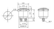 EBELCO Stainless Steel Exit Push Button ( DEB-31SSH ) Exit Push Button Door Access System