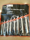 8pcs OFFSET RING SET ID224032 Ratchet/ Spanner/ Wrench  Hand Tools