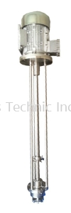 BT200-03 3hp homogenizer c/w Electrical Rope Hoist Trolley Stand BT200-BT200B Dyna-Stream 20 - 1000 Liter Top/Bottom Entry Industry Homogenizer
