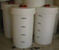 PE Flat Top with Screw Cap Handhole Dosing Tank DBM Series DBM PE Rotational Molded Storage Tank