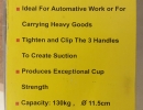 Tri-Sucker 130kgs 11.5dia ID002520 ID334013 Hardware & Glass Sucker Hand Tools
