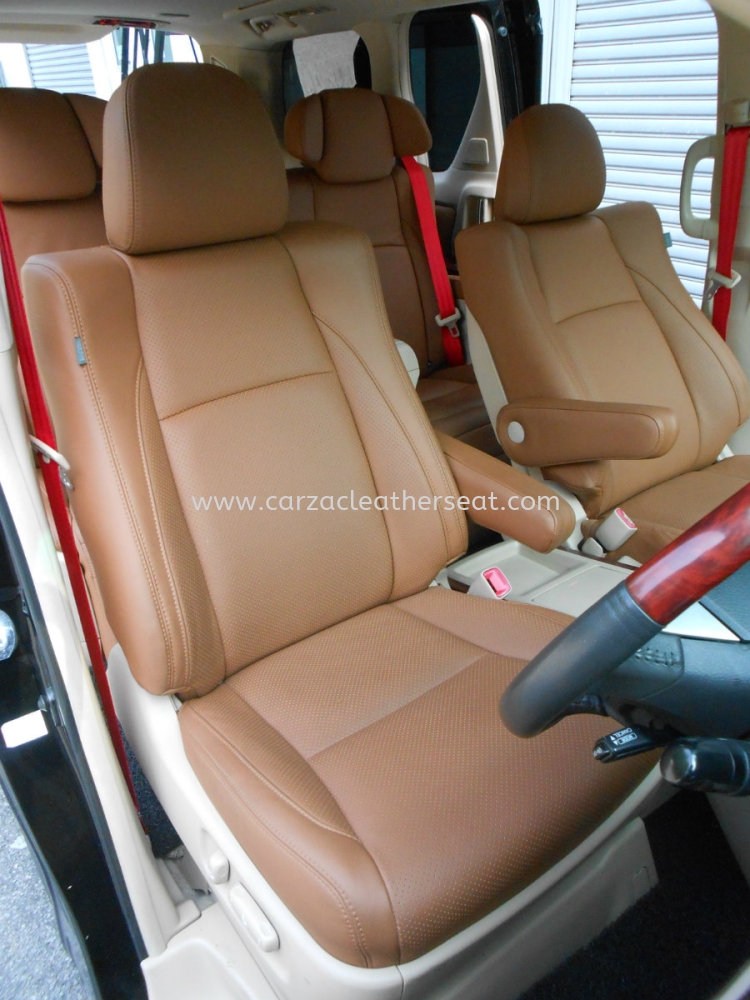 TOYOTA VELLFIRE FULL LEATHER SEAT Car Leather Seat Cheras 