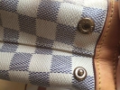 (SOLD) Louis Vuitton Damier Azur Hampstead PM Louis Vuitton