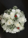 Rose with Babybreath Bridal Bouquet (BB-183) Bridal Bridal Bouquet