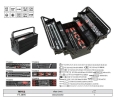 Free-Yato YT-38950 Cantilever Tool Box with 62pcs Tools Kit ID339473 Hand Tools / Socket  Set  Hand Tools