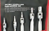 Taiwan Yeasway 5PCS Hex Double End Flex-Wrench Set ID775717   Hand Tools / Socket  Set  Hand Tools