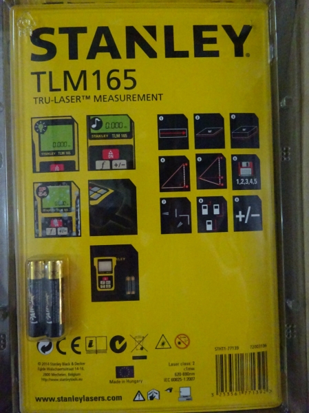 Mesure laser TLM 165 STANLEY