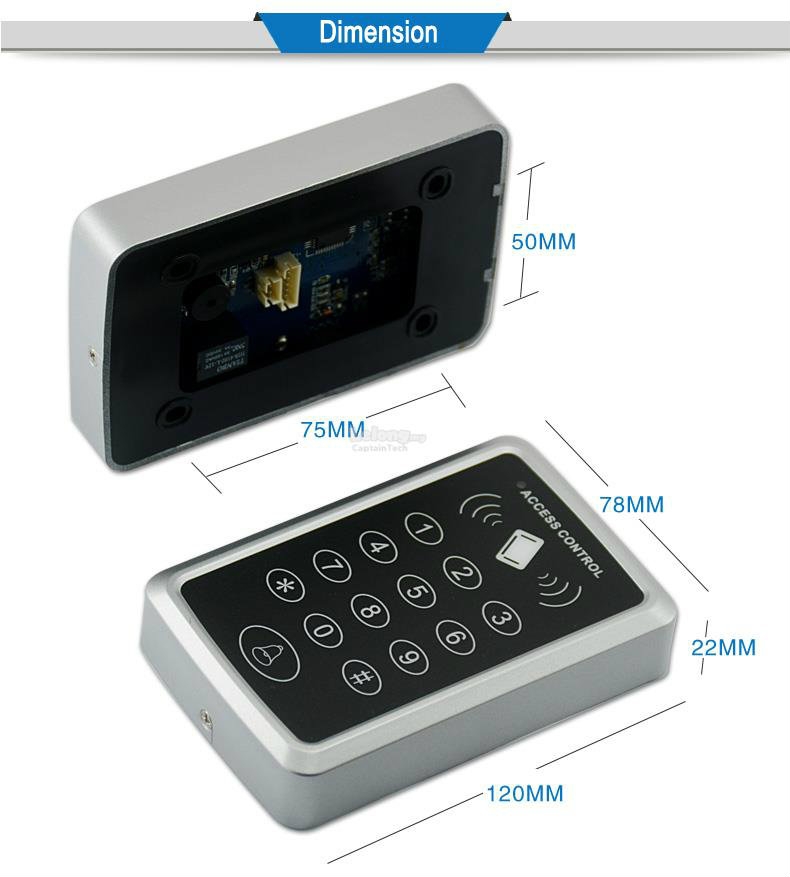 MAGNETIC DOOR ACCESS CONTROLLER PACKAGE DK-120 Magnetic Door Lock ...