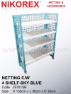 303201 / 303202 - Net Gondola w 4 Shelf NETTING RACKS