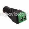 CCTV DC Plug Female Screw On Type 2 Wire +/- Power Connector Inner 2.5mm Easy to use and Install DCPF01 CABLE / POWER/ ACCESSORIES