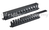 Metal Black Cable Management 1U Panel for Equipment Server Rack 19inch 19 Inch Come with Cover RCM001 RACK