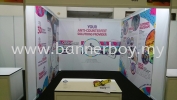 Exhibition Backdrop Setup / Shell Scheme Backdrop Setup / Exhibit Backdrop / Booth Wrapping Wall Sticker Stickers