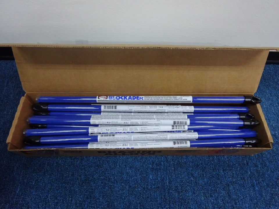 HARRIS BLOCKADE BRAZING ROD 2MM DIA. x 500MM FLUX-COATED Harris Brazing ...