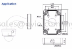 Dahua CCTV Camera Aluminium Junction Box Wall Mount Base for PTZ Model Check Accessory Selection in Dahua Website PFA120 ACCESSORIES DAHUA