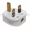UMS SIRIM 13A 3 Pin Straight Plug Top White PT130-R PT130R Home Appliance Computer Device Electrical use UMSPT130-R UMS AVIO