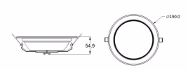 D3010 CooLED 9W LED Recessed Downlight Lighting DOWNLIGHTS COOLED