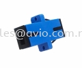 Simplex 1 Port SC to SC SC-SC Flange Coupler Joint Blue Color for Fiber Optic use FL-1SCSC CABLE / POWER/ ACCESSORIES