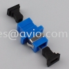 Simplex 1 Port SC to SC SC-SC Flange Coupler Joint Blue Color for Fiber Optic use FL-1SCSC CABLE / POWER/ ACCESSORIES