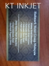 NAME CARD + Matte Lam Name Card Offset / Customize