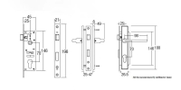 SGLM-NM2015/D60 Lever Mortise Lockset StGuchi