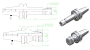 SGER-FIG.19.20 ER BT ER collet chuck YAMAKEN