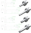 FIG.58.59.60.61 ER PSC ER collet chuck YAMAKEN
