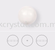 SW 5810 Crystal Round Pearl, 08mm, Crystal Coral Pearl (001 816), 50pcs/pack 5810 CRYSTAL ROUND PEARL, 08MM Crystal Pearl SW Crystal Collections 