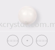 SW 5810 Crystal Round Pearl, 06mm, Crystal Coral Pearl (001 816), 100pcs/pack 5810 CRYSTAL ROUND PEARL, 06MM Crystal Pearl SW Crystal Collections 