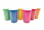 M19-2 U Mug - Double Wall Plastic Mug with Lid (532ml)_Custom Full Color Printed Paper Insert Drinkware