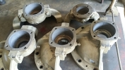 Metal spray repair worn out bearing seats Fire Ballast Pump & Scrubber Cool Seawater Pump Thermal Spray / Metal Spray