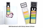 S98 Bookmark with Sticky Notes & Ruler Stationery