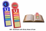 S95 Bookmark with Sticky Notes & Ruler Stationery