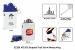 EZ285 HOUSE Shaped Tool Set w/Measuring Tape Daily Use